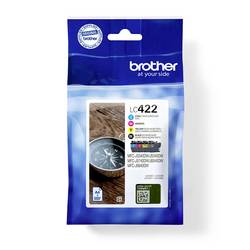 Brother Ink LC-422VAL originál kombinované balení černá, azurová, purppurová, žlutá LC-422 VAL