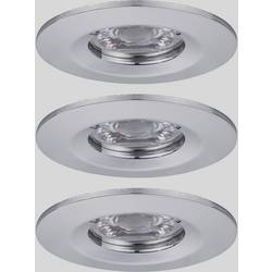Paulmann 94303 EBL Nova mini Coin LED vestavné svítidlo, LED, 4 W, chrom, sada 3 ks