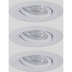 Paulmann 94293 EBL Nova mini Coin LED vestavné svítidlo, LED, LED, 4 W, bílá, sada 3 ks