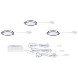 Paulmann LED osvětlení do skříně LED 2.5 W teplá bílá železo (kartáčované)