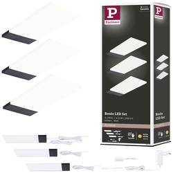 Paulmann Bredo LED osvětlení na stěnu/strop LED pevně vestavěné LED 2.5 W teplá bílá černá
