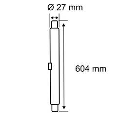 Paulmann LED trubice Energetická třída (EEK2021): F (A - G) G13 zářivkový tvar T8 EVG 11 W neutrální bílá (Ø x d) 27 mm x 604 mm 1 ks