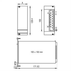nVent SCHROFF 21005475 Přední panel 1 ks