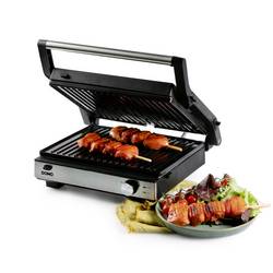 DOMO MULTIFUNKTIONALER KONTAKTGRILL 2-IN-1 stolní gril, gril, černá