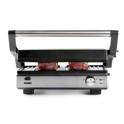 DOMO MULTIFUNKTIONALER KONTAKTGRILL 2-IN-1 stolní gril, gril, černá