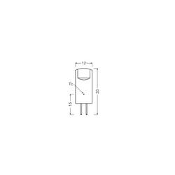 OSRAM HOMELIGHTING 4058075449800 LED Energetická třída (EEK2021) E (A - G) G4 válcový tvar 1.5 W = 20 W teplá bílá (Ø x v) 12 mm x 36 mm 2 ks