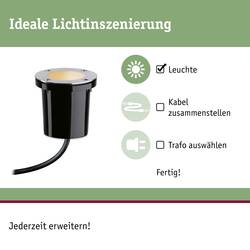 Paulmann 94588 podlahové svítidlo LED 4.6 W černá, nerezová ocel