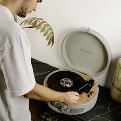 Lenco LS-66 gramofon řemínkový pohon šedá