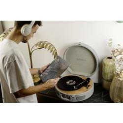 Lenco LS-66 gramofon řemínkový pohon šedá
