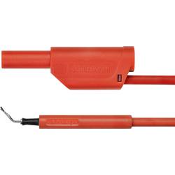 Schützinger adaptérový kabel zástrčka 4 mm zkušební hroty 50.00 cm červená 1 ks