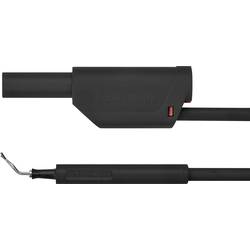 Schützinger adaptérový kabel zástrčka 4 mm zkušební hroty 50.00 cm černá 1 ks