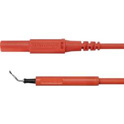 Schützinger adaptérový kabel zástrčka 4 mm zkušební hroty 50.00 cm červená 1 ks