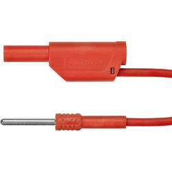 Schützinger adaptérový kabel zástrčka 4 mm zástrčka 4 mm 50.00 cm červená 1 ks