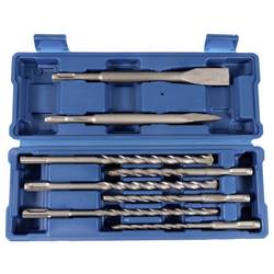 FRITZFURT 3161-3008 40CR-ocel sada příklepových vrtáků 8dílná 6 mm, 8 mm, 10 mm, 12 mm SDS plus 1 sada
