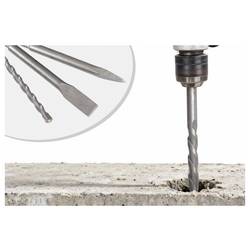 FRITZFURT 3161-3008 40CR-ocel sada příklepových vrtáků 8dílná 6 mm, 8 mm, 10 mm, 12 mm SDS plus 1 sada