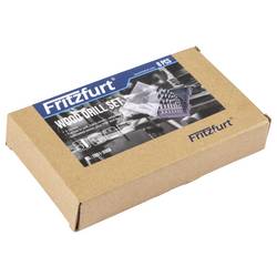 FRITZFURT 2801-3008 sada spirálových vrtáků do dřeva 8dílná 3 mm, 4 mm, 5 mm, 6 mm, 7 mm, 8 mm, 9 mm, 10 mm Celková délka 175 mm válcová stopka 1 sada