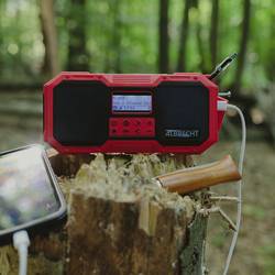 Albrecht DR 112 27911 outdoorové rádio, DAB+, FM, nouzové rádio, USB, Bluetooth, s USB nabíječkou, Ruční klika, Solární panel, voděodolné, nárazuvzdorné,