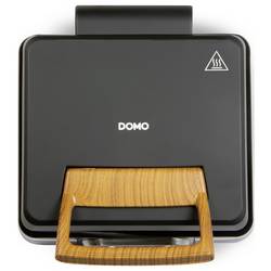 DOMO WAFFELEISEN – INKY BLACK vaflovač indikátor, nepřilnavý povlak, plynulý regulátor teploty, funkce časovače černá