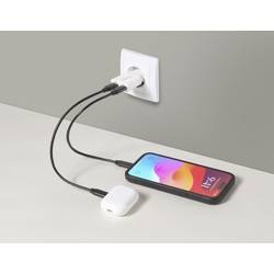 VOLTCRAFT UC-1C1A30W01 USB nabíječka 30 W 1x USB A , 1x USB-C® Rychlé nabíjení, Power Delivery 3.0 bílá GaN