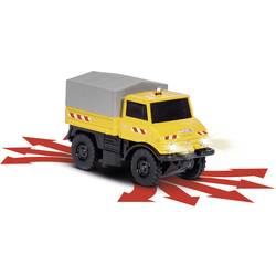 Carson Modellsport 500504146 MB Unimog U406 Zweiwegefahrzeug 1:87 RC model nákladního automobilu elektrický silniční model vč. akumulátorů, nabíječky a baterie