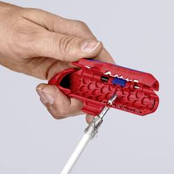 Knipex 16 95 02 SB ErgoStrip odizolovací nástroj Vhodné pro odizolovací kleště Kulaté kabely , Kabel do vlhkých prostorů , datový kabel , koaxiální kabel 4.8