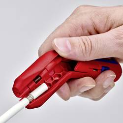 Knipex 16 95 02 SB ErgoStrip odizolovací nástroj Vhodné pro odizolovací kleště Kulaté kabely , Kabel do vlhkých prostorů , datový kabel , koaxiální kabel 4.8