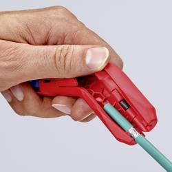 Knipex 16 95 02 SB ErgoStrip odizolovací nástroj Vhodné pro odizolovací kleště Kulaté kabely , Kabel do vlhkých prostorů , datový kabel , koaxiální kabel 4.8