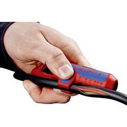 Knipex 16 95 02 SB ErgoStrip odizolovací nástroj Vhodné pro odizolovací kleště Kulaté kabely , Kabel do vlhkých prostorů , datový kabel , koaxiální kabel 4.8