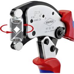 Knipex Twistor16 97 53 18 krimpovací kleště dutiny na kabely, 0.14 do 16 mm²