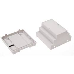 TRU COMPONENTS TC-7910884 pouzdro na DIN lištu 88 x 90 x 65 ABS-V0 šedá 1 ks