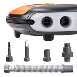 Osram Automotive TYREinflate 6000, OTIR6000, kompresor, 5.5 bar, automatické vypnutí, digitální displej, s pracovní lampou, s funkcí powerbanky, nabíjecí, 12 a