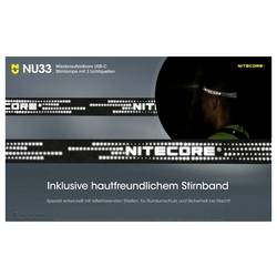 NiteCore NU33 LED čelovka, napájeno akumulátorem, 200 lm, 147 h, NC-NU33