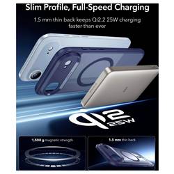 ESR Case Apple iPhone Air modrá, transparentní Kompatibilní s MagSafe 1A86200401