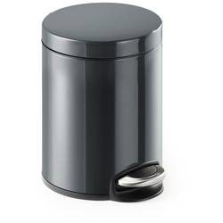 Durable DURABLE - 341058 - Abfallbehälter mit Tritt 5 l metall anthrazit 341058 Odpadkové vědro 5 l (Ø x v) 20.5 cm x 29 cm kov, plast antracitově šedá 1 ks