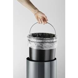 Durable DURABLE - 341058 - Abfallbehälter mit Tritt 5 l metall anthrazit 341058 Odpadkové vědro 5 l (Ø x v) 20.5 cm x 29 cm kov, plast antracitově šedá 1 ks