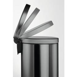 Durable DURABLE - 341058 - Abfallbehälter mit Tritt 5 l metall anthrazit 341058 Odpadkové vědro 5 l (Ø x v) 20.5 cm x 29 cm kov, plast antracitově šedá 1 ks