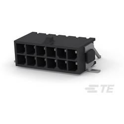 TE Connectivity Micro-MATE-N-LOK Konektor pro desku plošných spojů 12, rozteč 3 mm, 4-794627-2, 1 ks Tape on Full reel