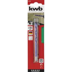 kwb 051400 vrták do skla a obkladů 1 ks 10 mm Celková délka 120 mm válcová stopka 1 ks