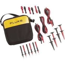 Fluke 700TLK sada bezpečnostních měřicích kabelů lamelová zástrčka 4 mm, zkušební hroty, krokosvorky, krokosvorka lamelová zástrčka 4 mm, zásuvka 4 mm červená,