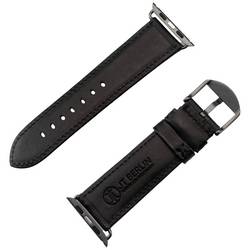 JT Berlin Watchband Wannsee náramek 42 mm, 44 mm, 45 mm, 49 mm M černá, Space Grau Watch Series 1, Watch Series 2, Watch Series 3, Watch Series 4, Watch Series