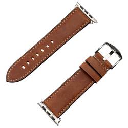 JT Berlin Watchband Charlie náramek 42 mm, 44 mm, 45 mm, 49 mm M hnědá, nerezová ocel Watch Series 1, Watch Series 2, Watch Series 3, Watch Series 4, Watch