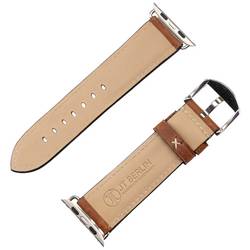 JT Berlin Watchband Charlie náramek 42 mm, 44 mm, 45 mm, 49 mm M hnědá, nerezová ocel Watch Series 1, Watch Series 2, Watch Series 3, Watch Series 4, Watch