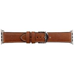 JT Berlin Watchband Charlie náramek 42 mm, 44 mm, 45 mm, 49 mm M hnědá, nerezová ocel Watch Series 1, Watch Series 2, Watch Series 3, Watch Series 4, Watch