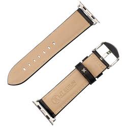 JT Berlin Watchband Charlie náramek 42 mm, 44 mm, 45 mm, 49 mm M černá, nerezová ocel Watch Series 1, Watch Series 2, Watch Series 3, Watch Series 4, Watch