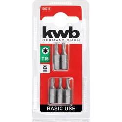 kwb 120215 Bit TX Pohon (šroubovák): 5/32 (4 mm) Typ zakončení: TX TX 15 25 mm