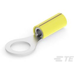TE Connectivity 2-320577-2 kulaté kabelové oko Průřez (max.)=6.11 mm² Ø otvoru=9.53 mm částečná izolace hnědá 1 ks Piece