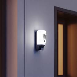 Steinel L 1 S 650612 osvětlení čísla domu s PIR detektorem úsporná žárovka, LED E27 60 W černá