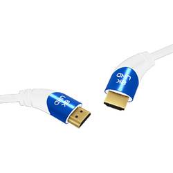 Oehlbach HDMI kabel Zástrčka HDMI-A, Zástrčka HDMI-A 3.00 m bílá D1C42538 8K UHD, třížilový stíněný HDMI kabel