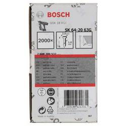 Bosch Accessories 2608200533 kolík se zápustnou hlavou SK64 Vnější délka 63 mm 2000 ks