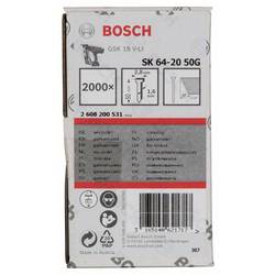 Bosch Accessories 2608200531 kolík se zápustnou hlavou SK64 Vnější délka 50 mm 2000 ks